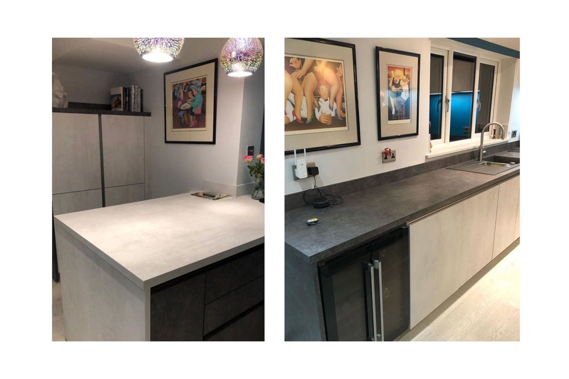 A kitchen with character
